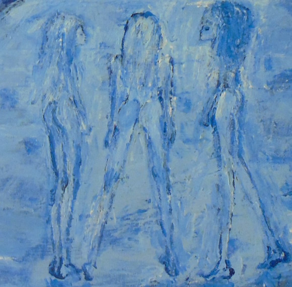detail of acrylic by SRW, Stein R Weber